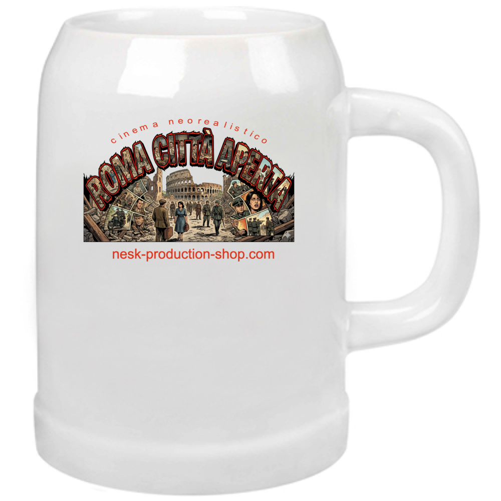 Boccale Birra linea roma città aperta