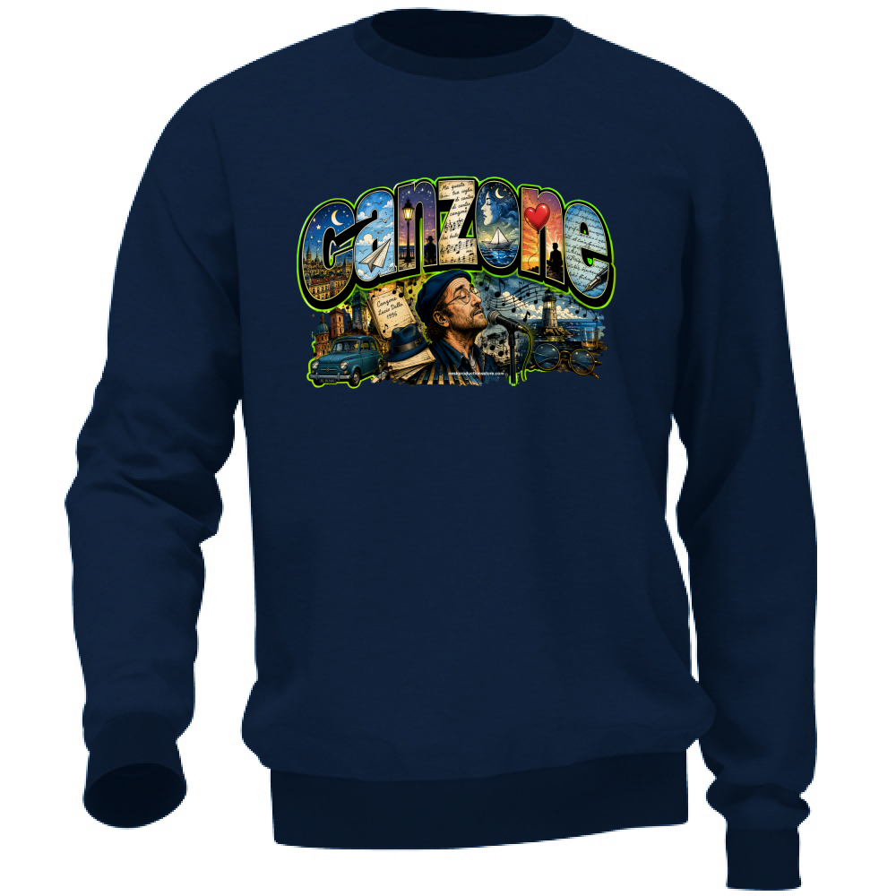 Felpa Unisex linea Canzone Dalla