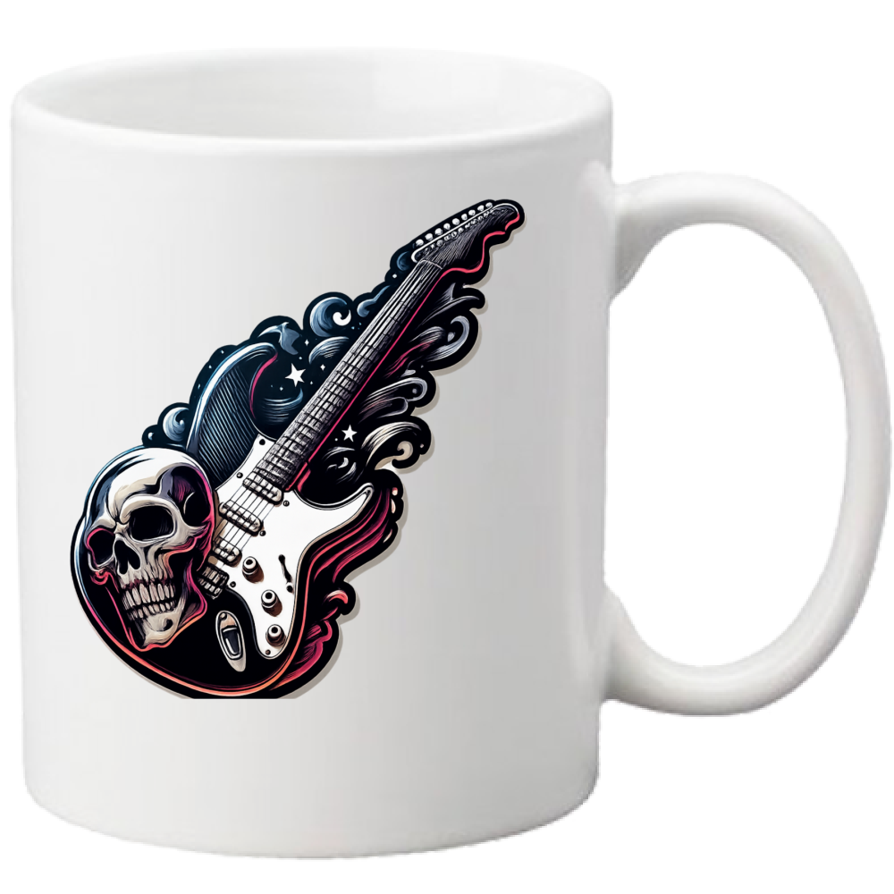 Tazza linea chitarra rock