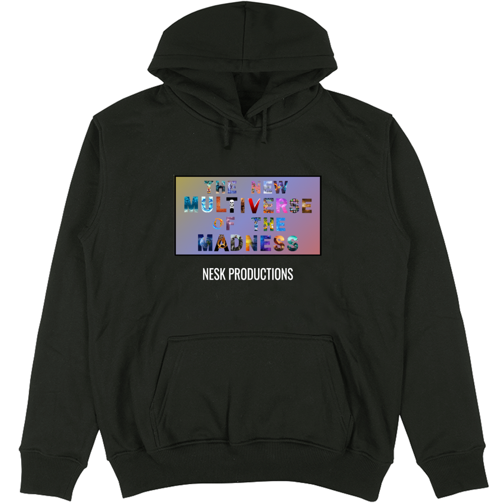 Felpa Unisex con Cappuccio T-Shirt del Multiverso con Sfondo a Colori