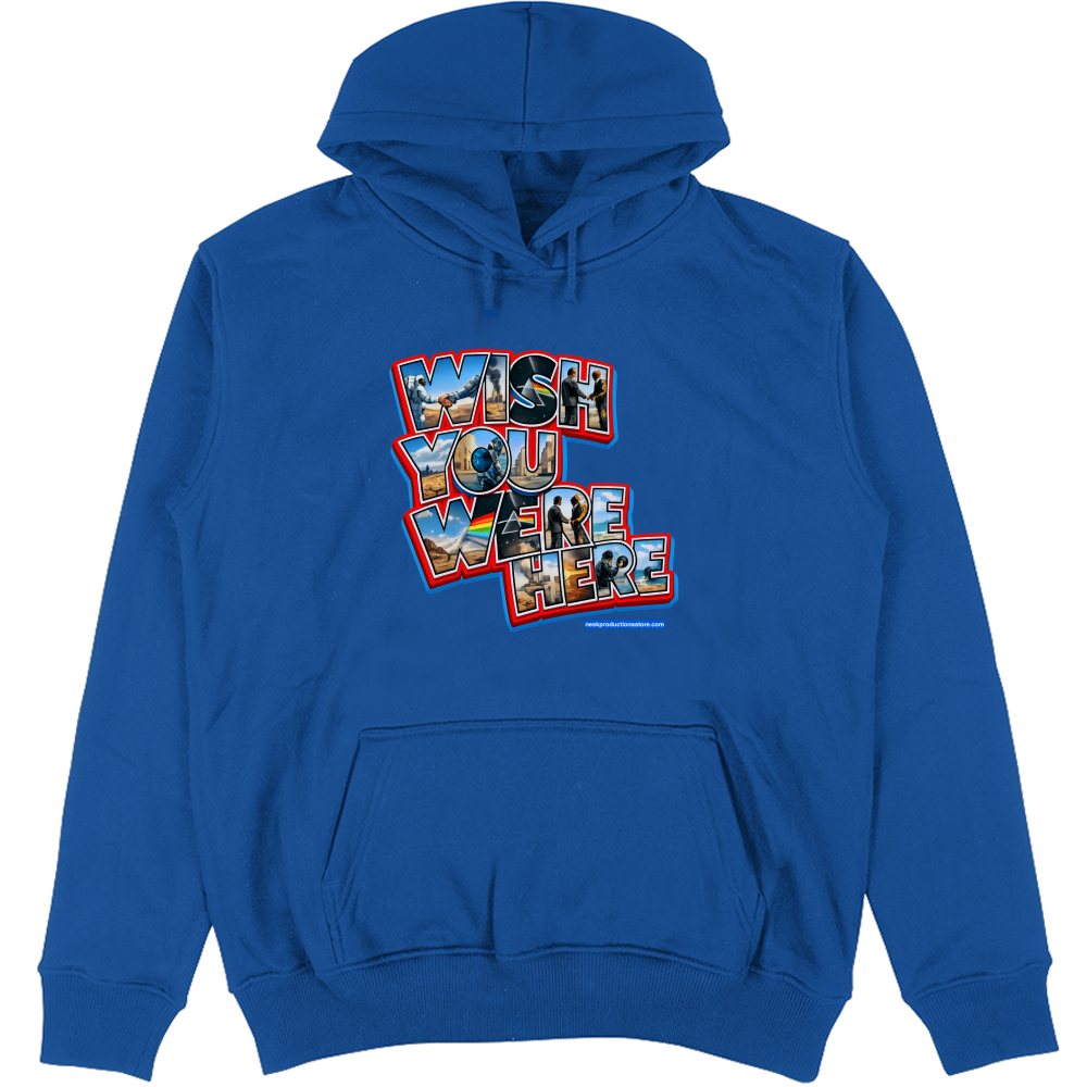 Felpa Unisex con Cappuccio linea wish you were here A