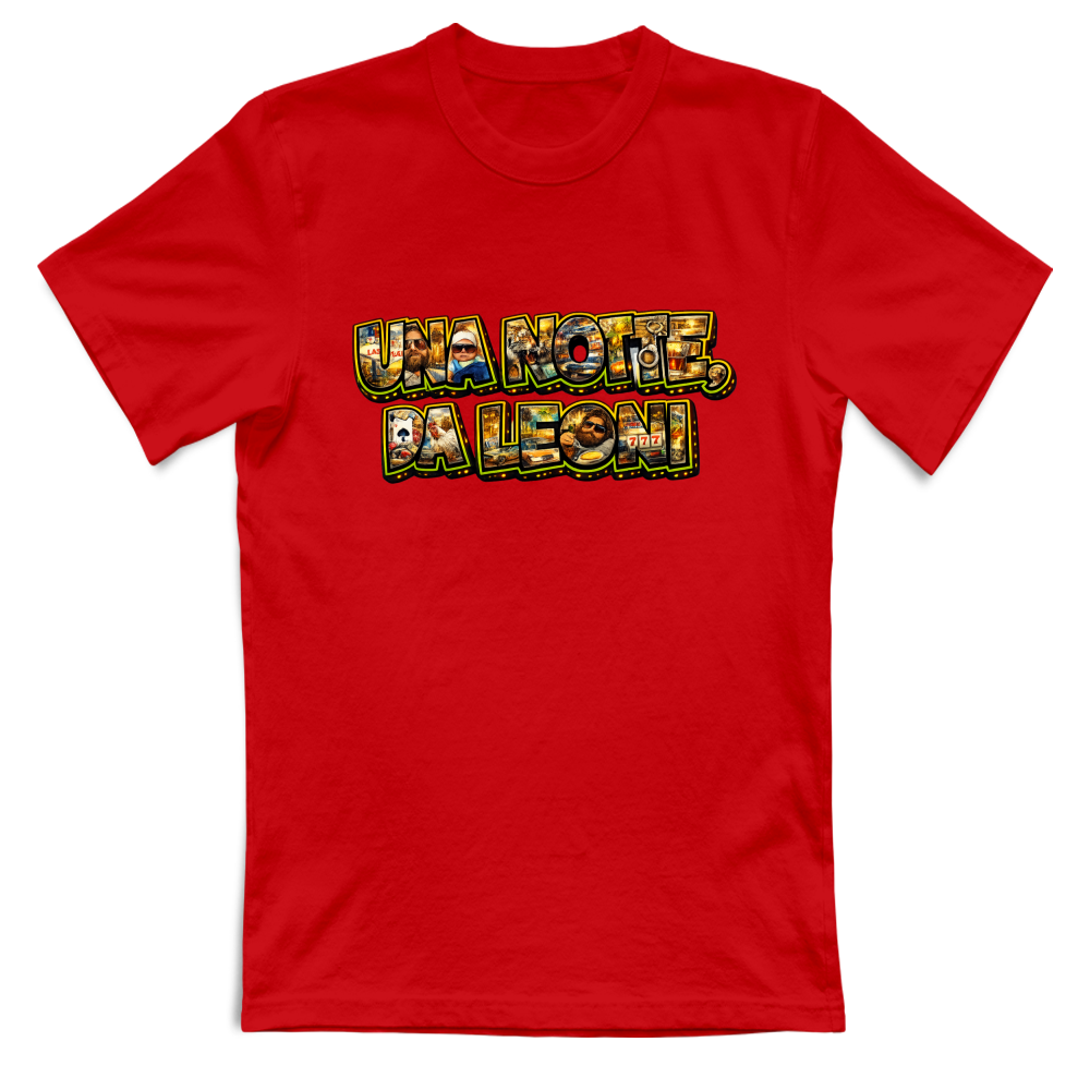 T-Shirt Unisex Maglietta una Notte da Leoni