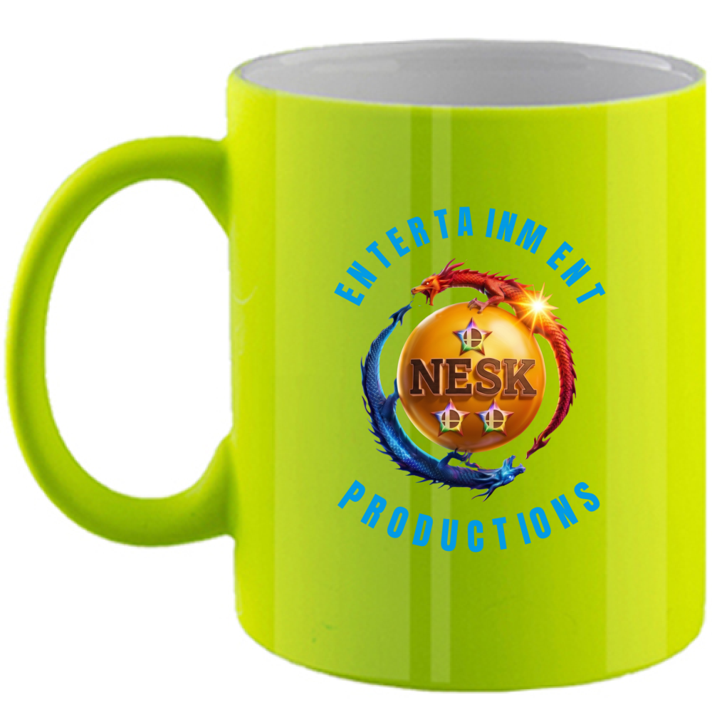 Tazza Fluo T-Shirt con una Frase Motivazionale