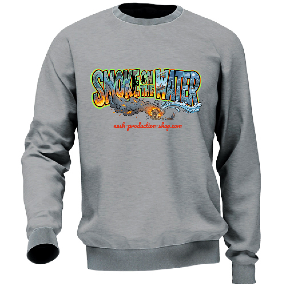 Felpa Unisex linea smoke on the water