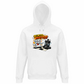 Felpa Organica Unisex Cappuccio Linea scaccomatto