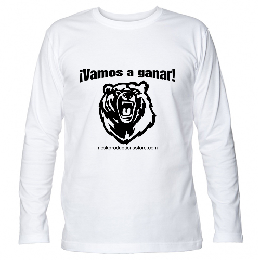 T-Shirt Unisex Manica Lunga linea vamos a ganar