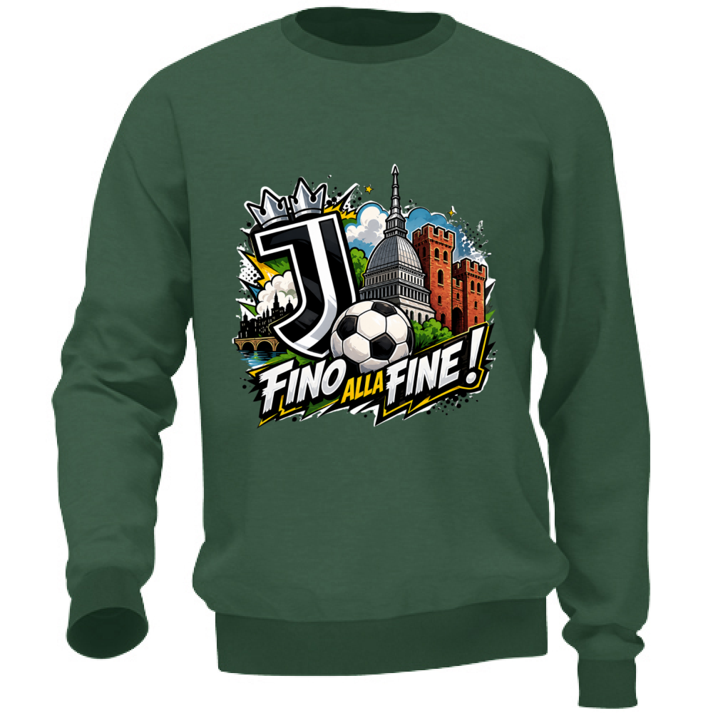 Felpa Unisex linea Juve fino alla fine