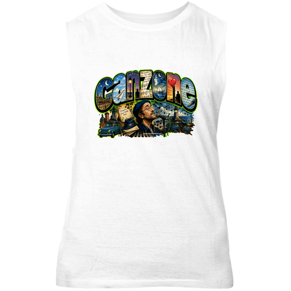 Canotta Unisex linea Canzone Dalla