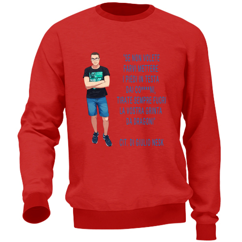 Felpa Unisex T-Shirt con una Frase Motivazionale