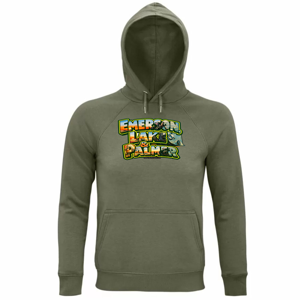 Felpa Organica Unisex Cappuccio linea ELP  A
