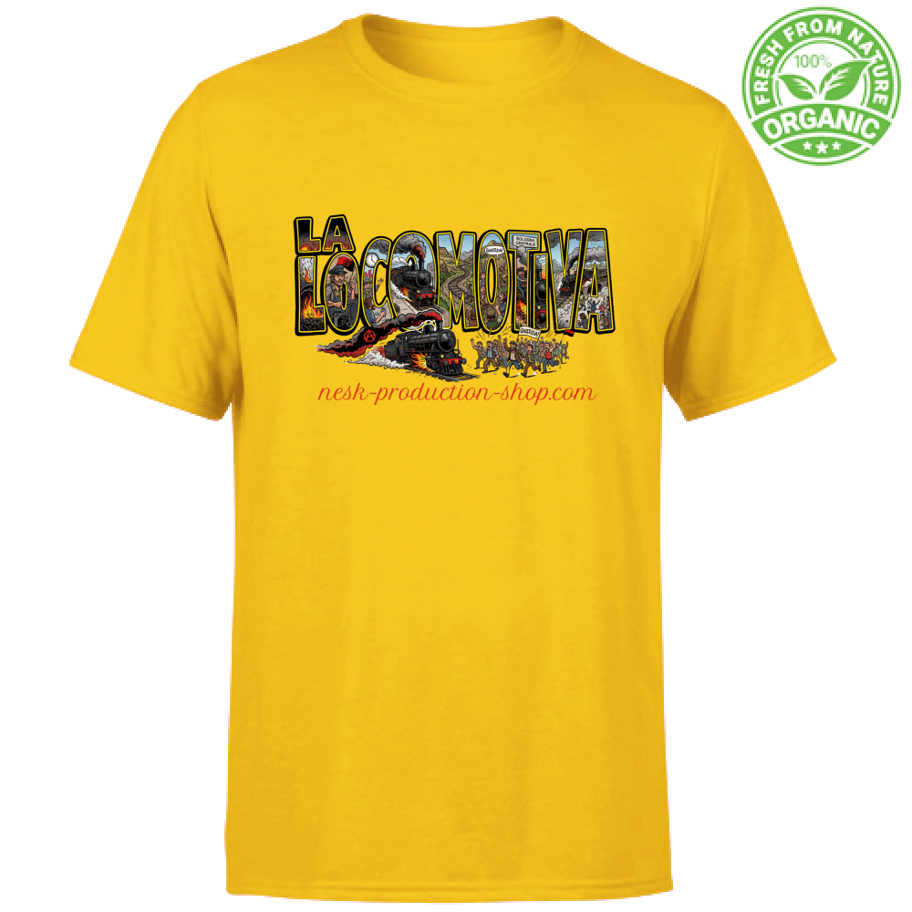 T-Shirt Unisex Organic linea la locomotiva