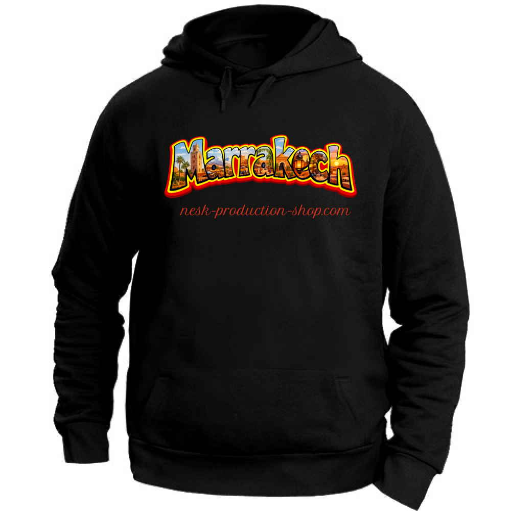 Felpa con Cappuccio Unisex Large linea marrakech