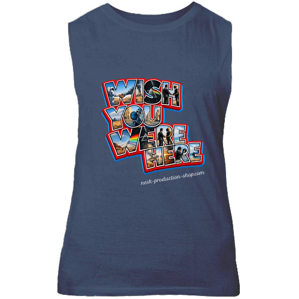 Canotta Unisex linea wish you were here