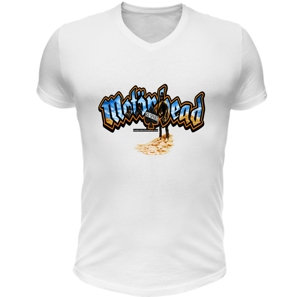 T-Shirt Unisex Scollo V linea Motorhead  A
