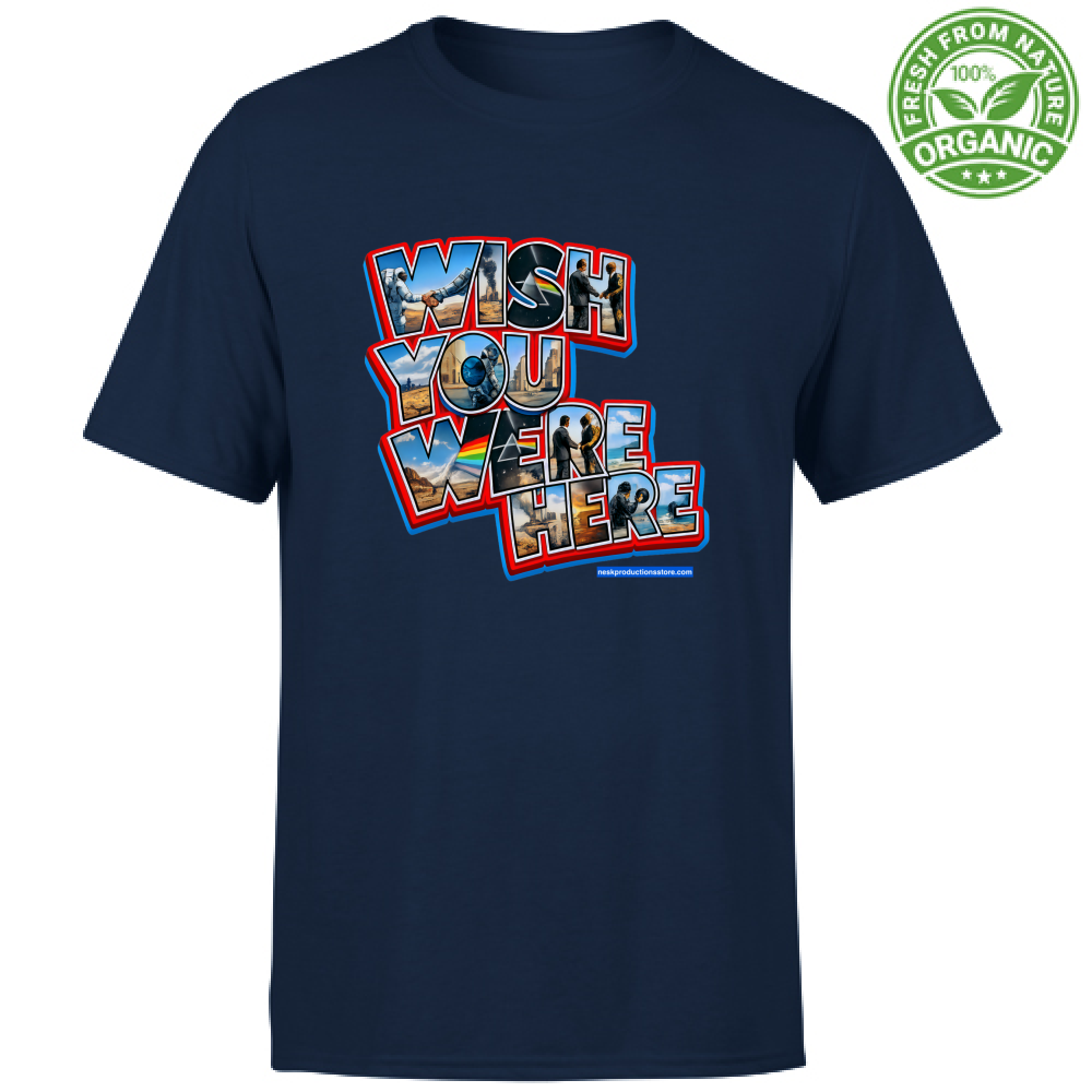 T-Shirt Unisex Organic linea wish you were here A