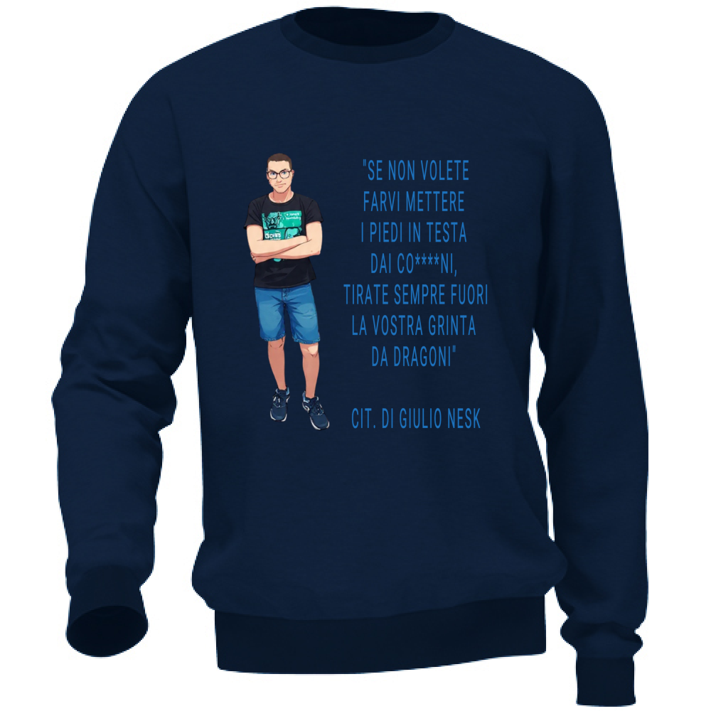 Felpa Unisex T-Shirt con una Frase Motivazionale