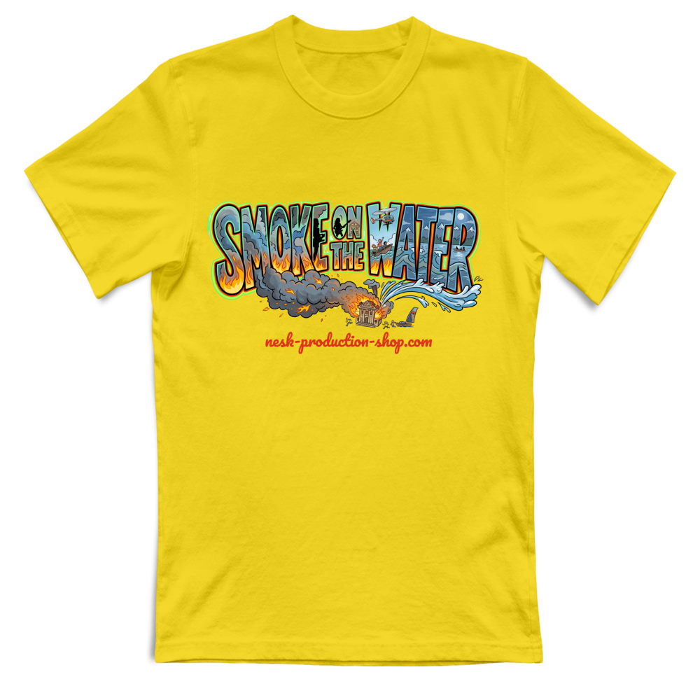 T-Shirt Bambino linea smoke on the water