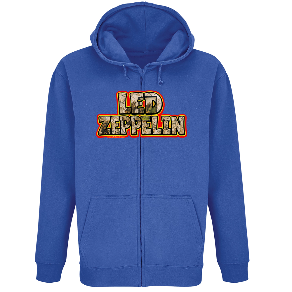 Felpa Premium Cappuccio Zip linea Led Zeppelin  A