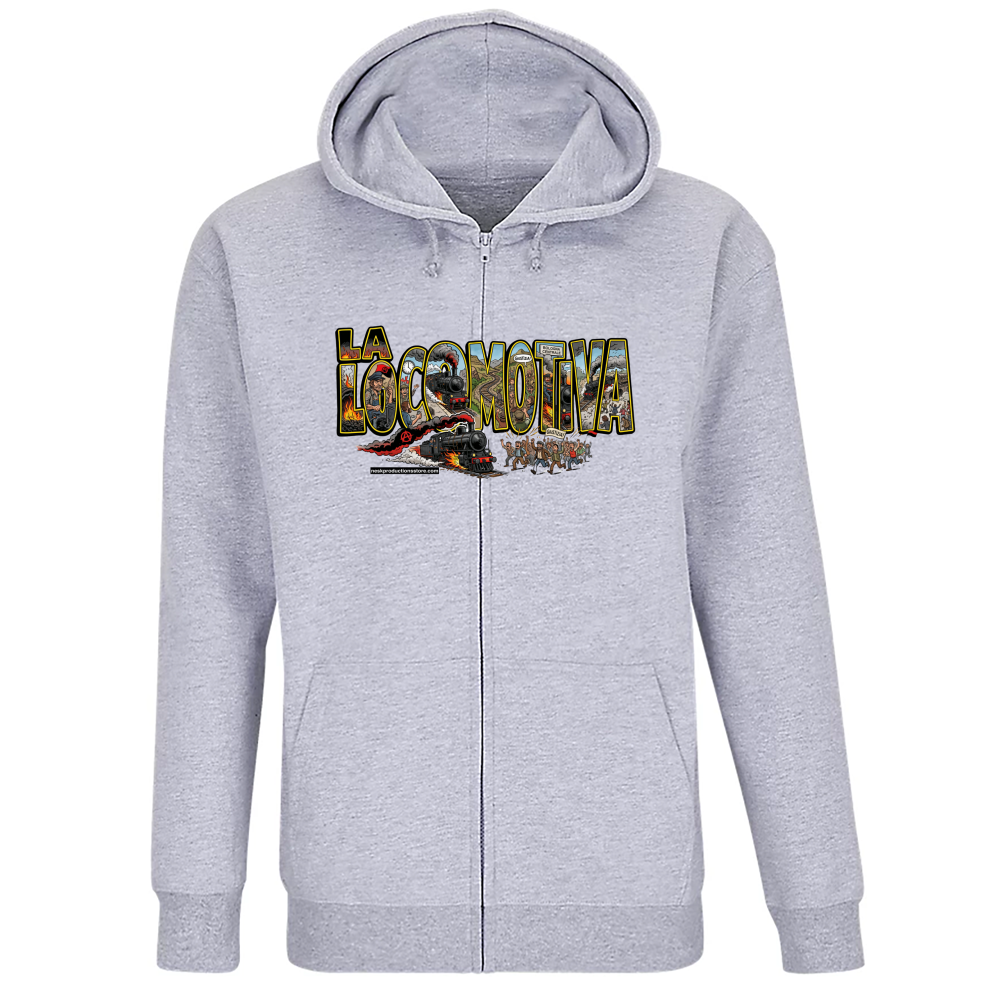 Felpa Premium Cappuccio Zip linea la locomotiva A