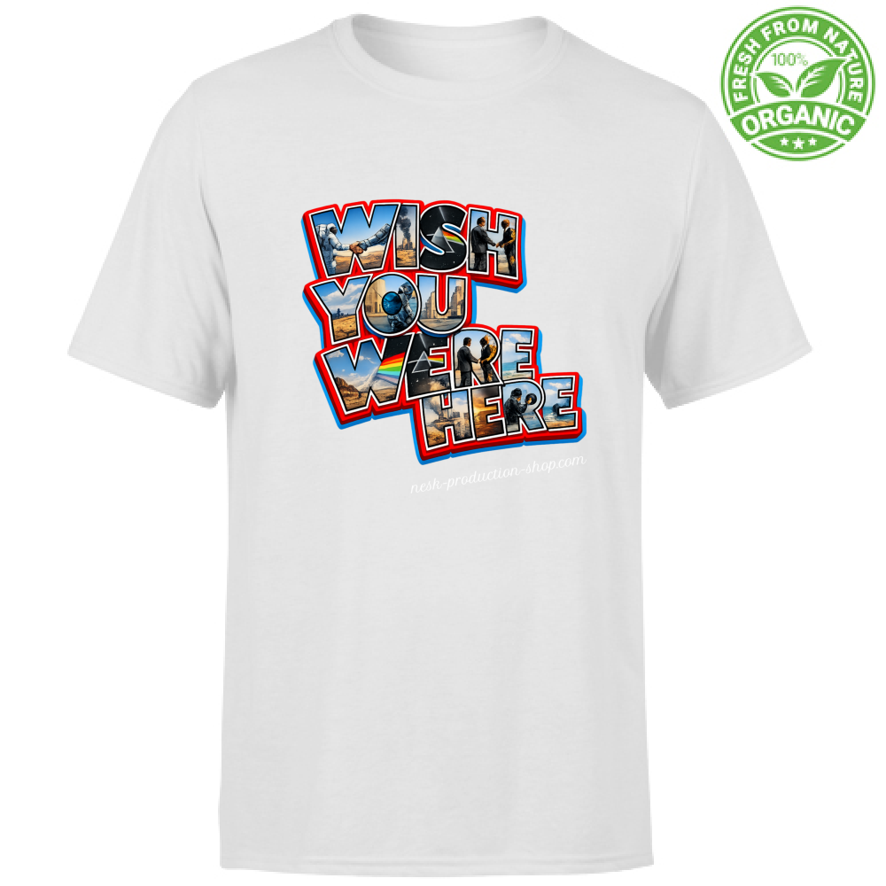 T-Shirt Unisex Organic linea wish you were here