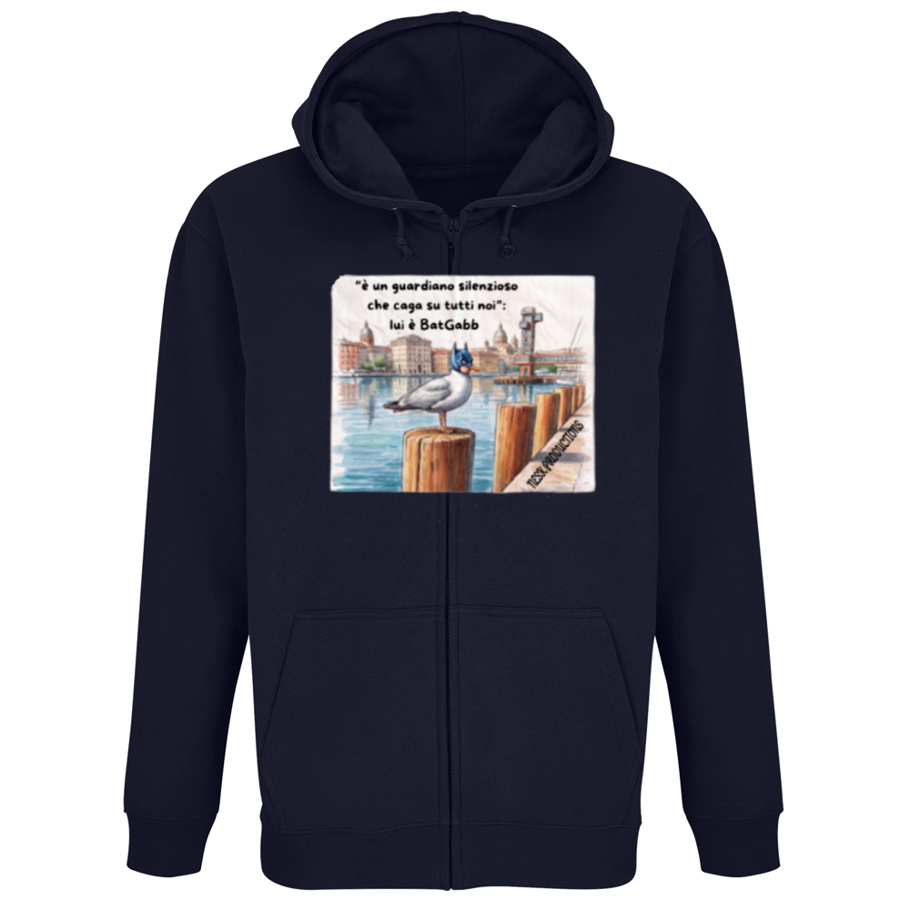 Felpa Premium Cappuccio Zip T-shirt BatGabb is Back Again
