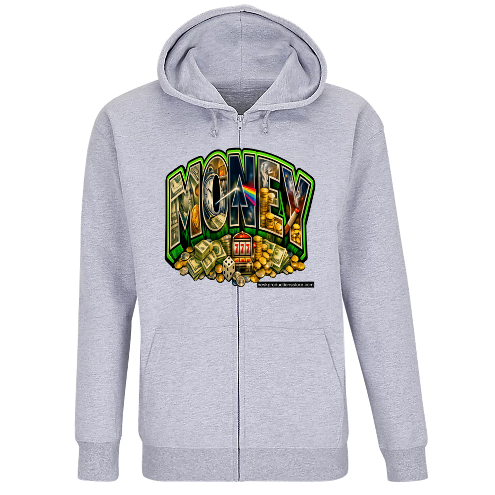 Felpa Premium Cappuccio Zip linea Money A