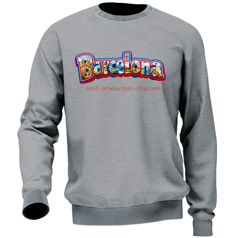 Felpa Unisex linea Barcellona