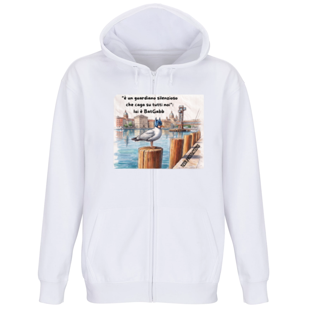 Felpa Premium Cappuccio Zip T-shirt BatGabb is Back Again