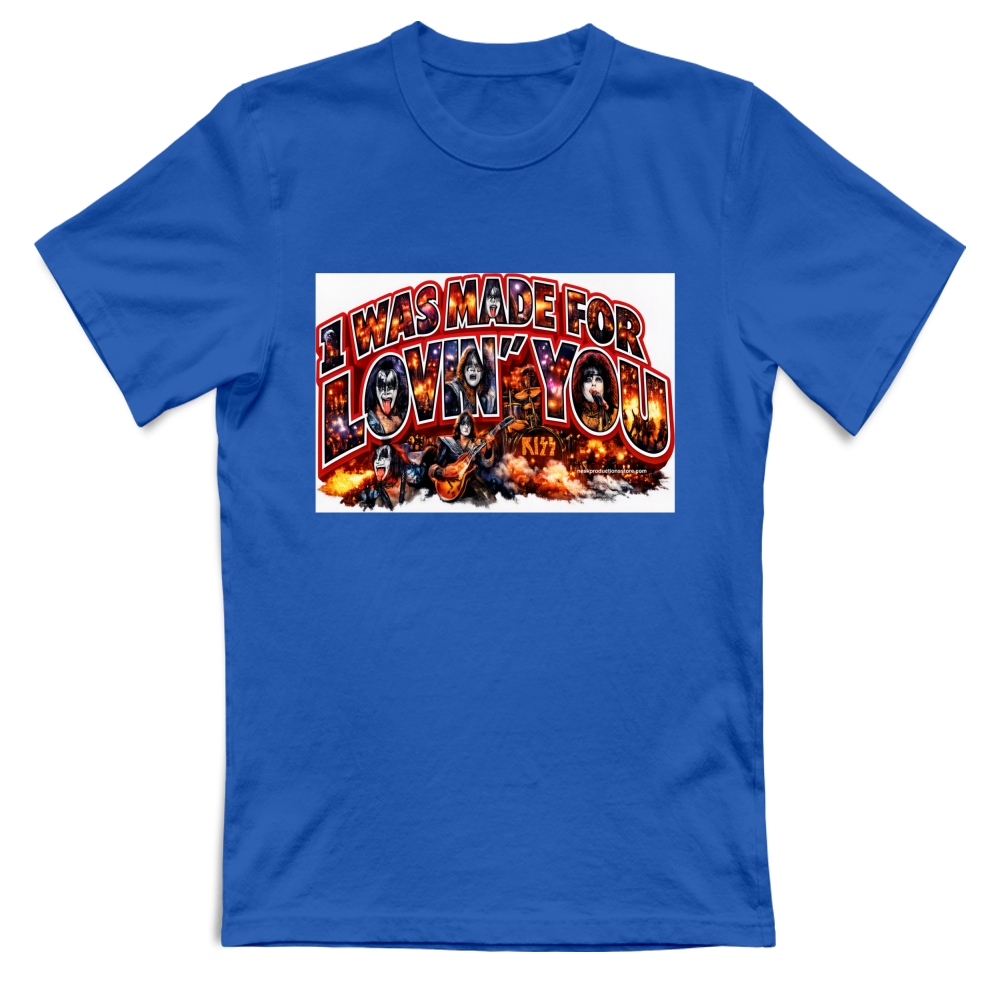 T-Shirt Unisex Large linea i was made for lovin you 1A