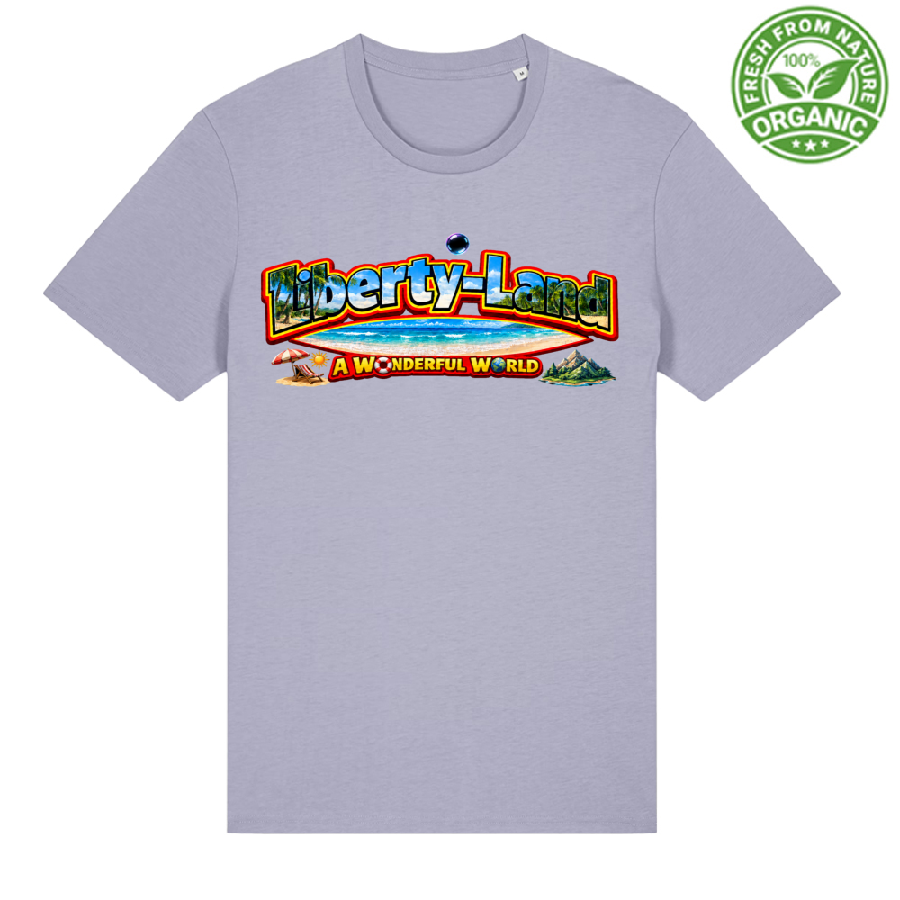 T-Shirt Unisex Organica Maglietta Verso un Mondo Migliore e Oltre
