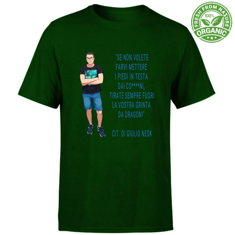 T-Shirt Unisex Organic T-Shirt con una Frase Motivazionale