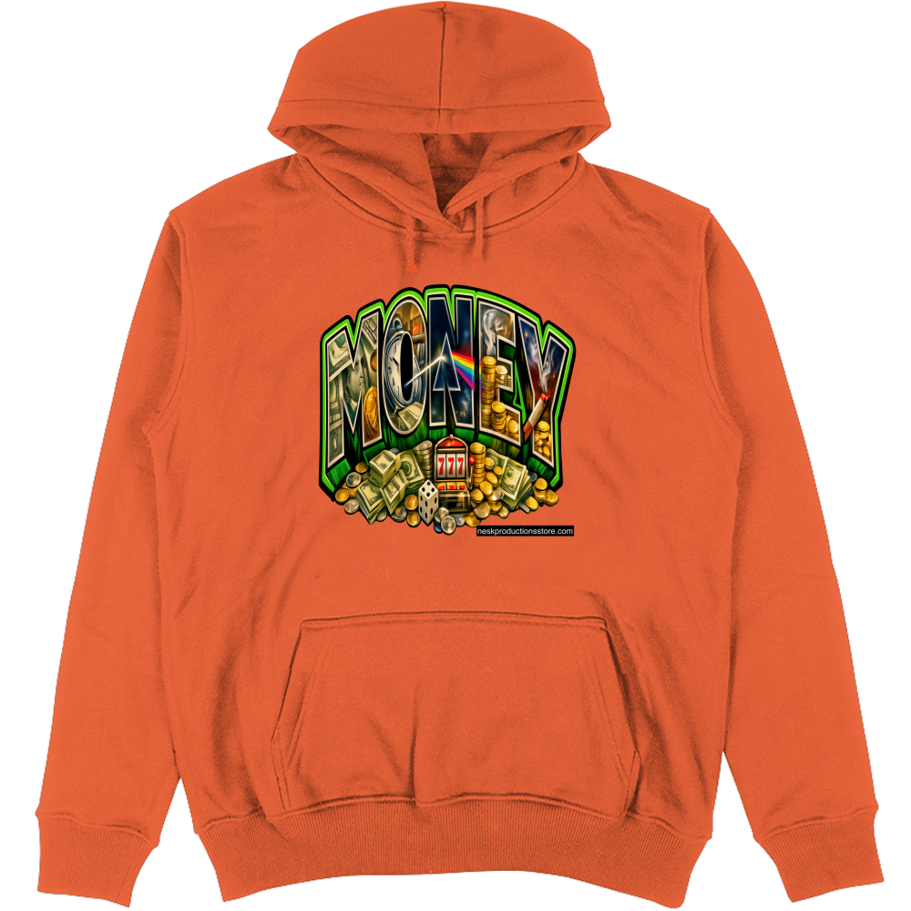 Felpa Unisex con Cappuccio linea Money A