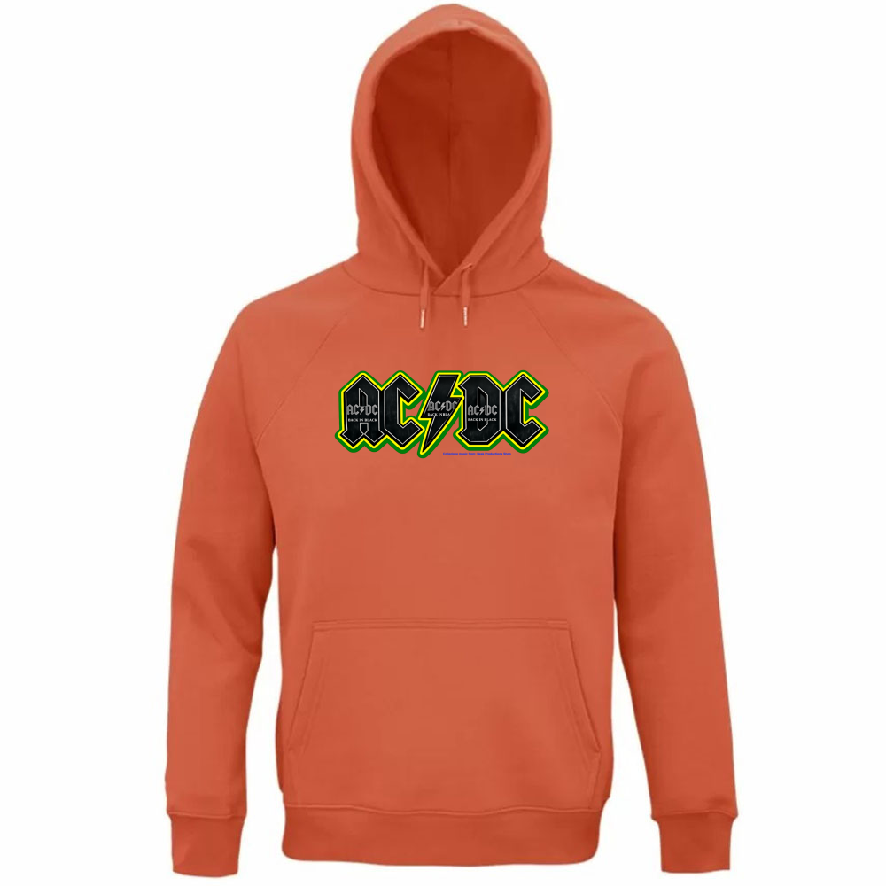 Felpa Organica Unisex Cappuccio linea AC/DC