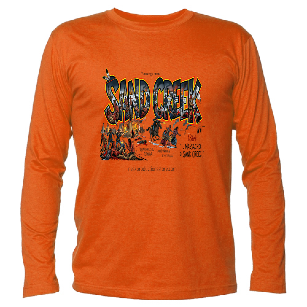 T-Shirt Unisex Manica Lunga linea Sand Creek 1A