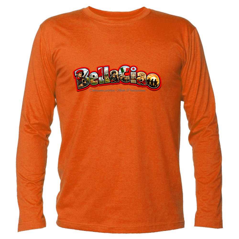T-Shirt Unisex Manica Lunga linea bella ciao