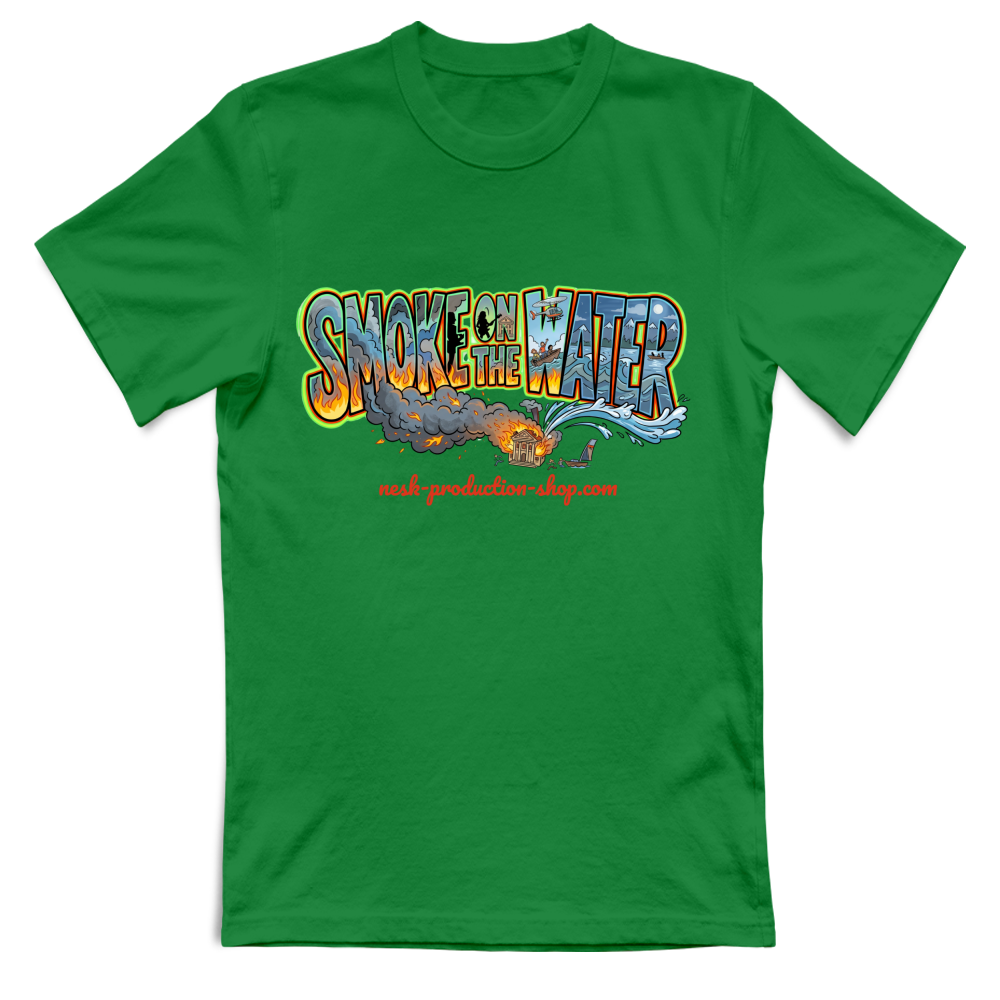 T-Shirt Bambino linea smoke on the water