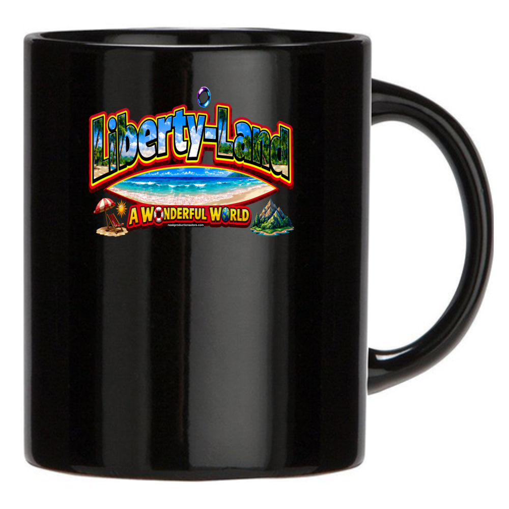 Tazza Nera T-Shirt Un Mondo Migliore