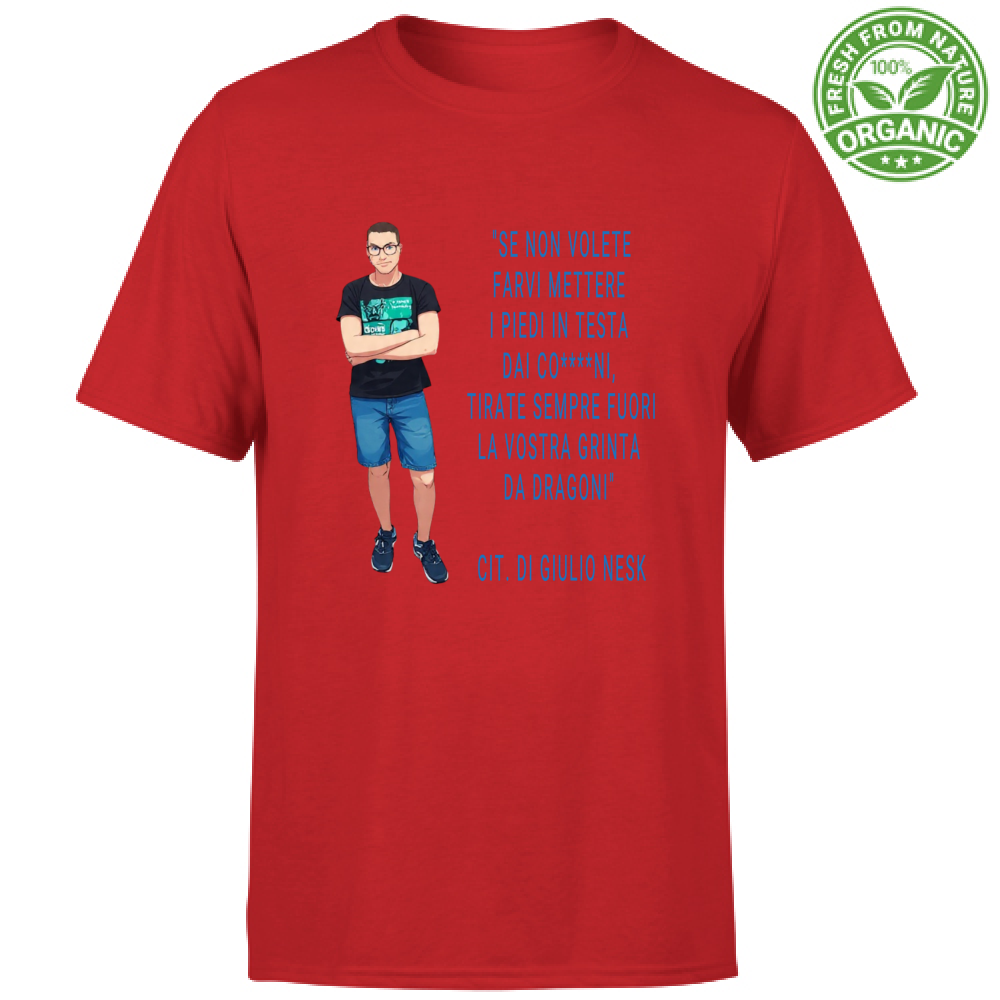T-Shirt Unisex Organic T-Shirt con una Frase Motivazionale