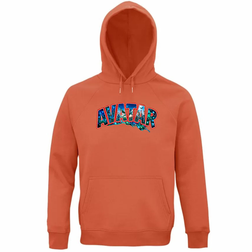 Felpa Organica Unisex Cappuccio linea avatar