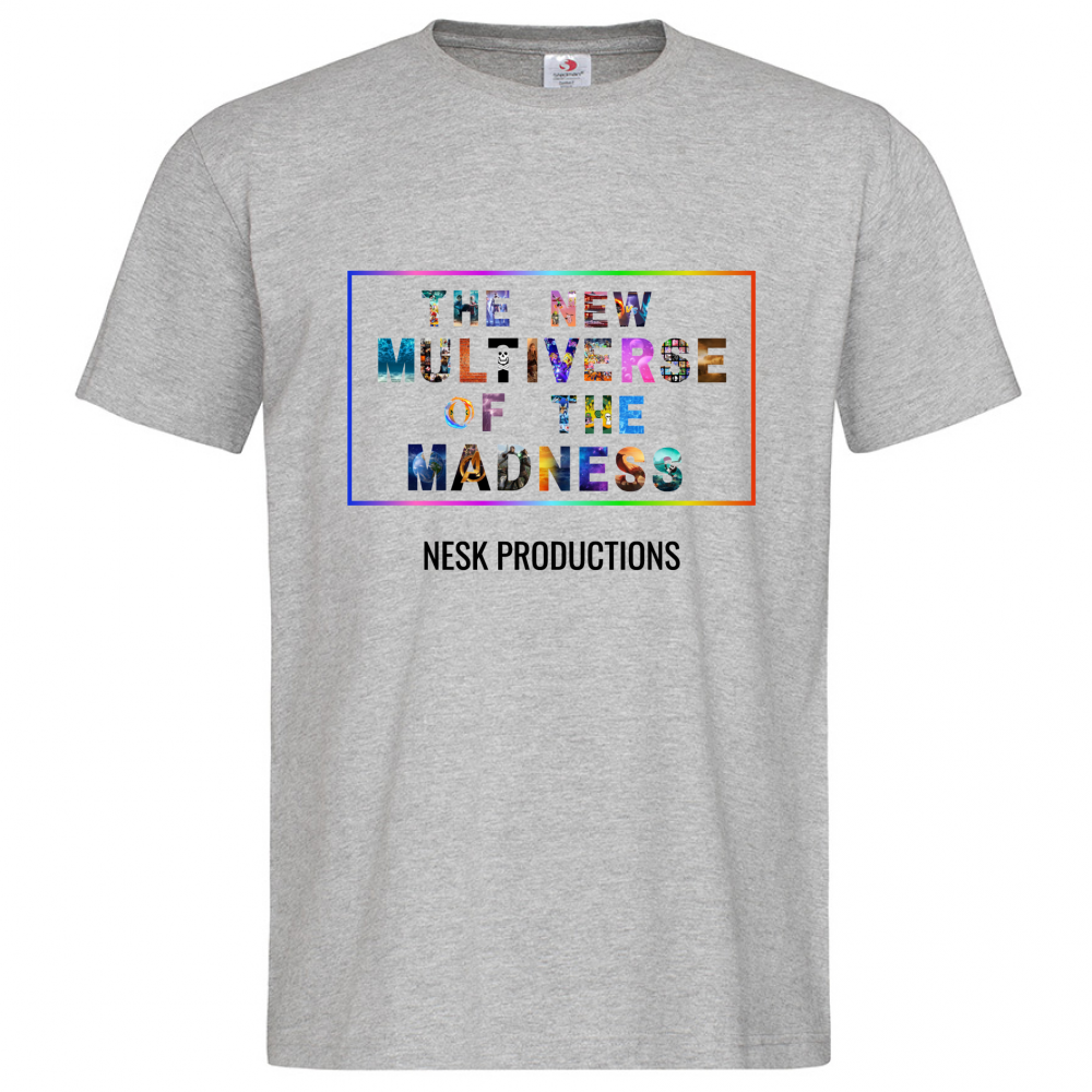 T-Shirt Men Premium T-Shirt of Multiverse a Sfondo Bianco
