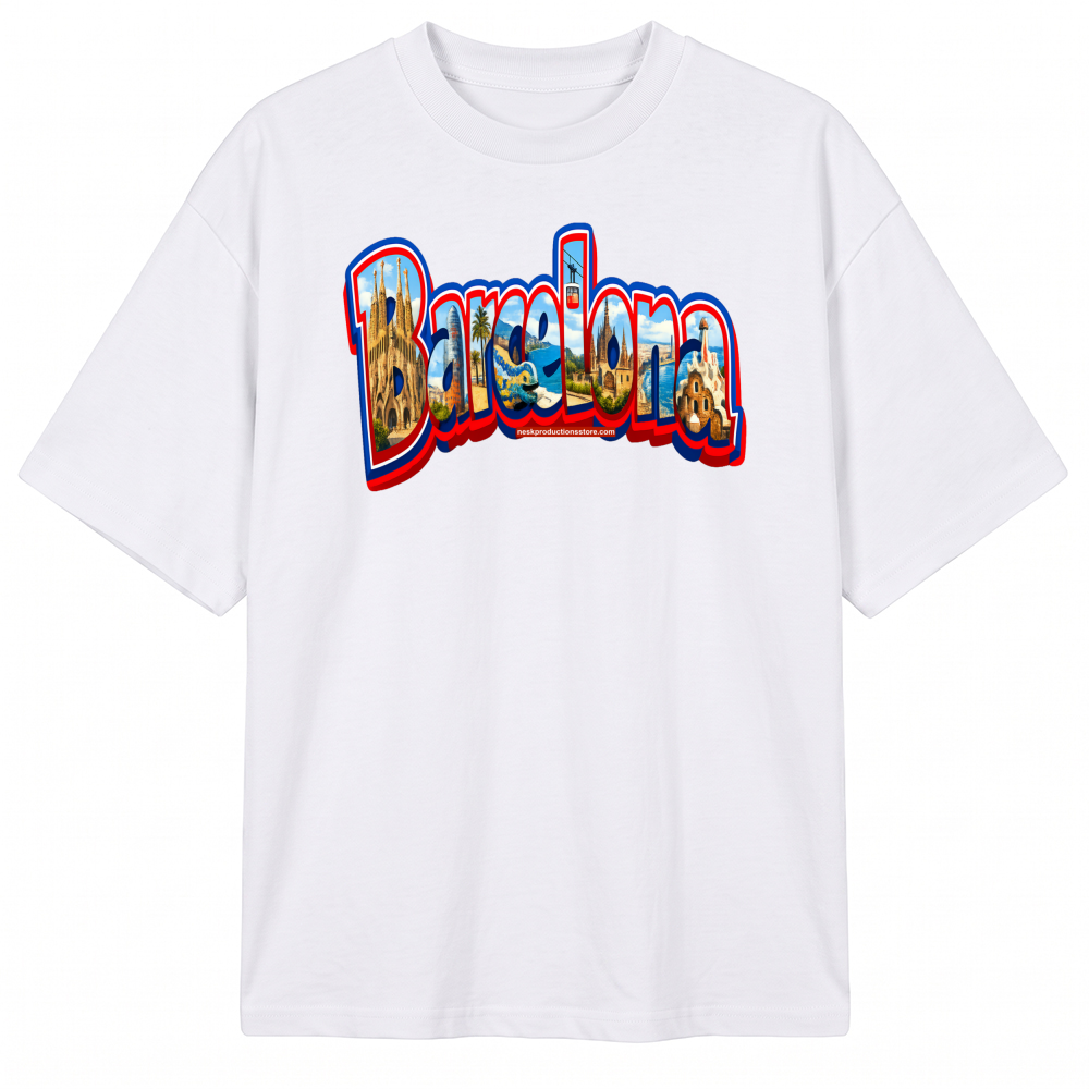 T-Shirt Oversize linea Barcellona A