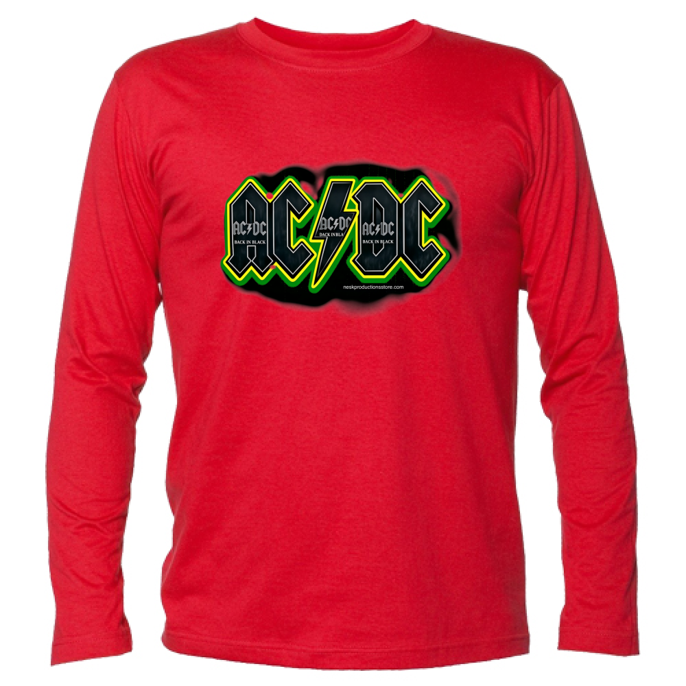 T-Shirt Unisex Manica Lunga linea AC/DC   A
