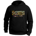 Felpa con Cappuccio Unisex Large linea la locomotiva A