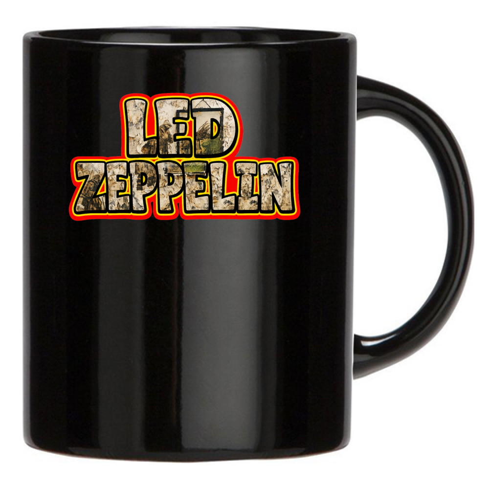 Tazza Nera linea led zeppelin
