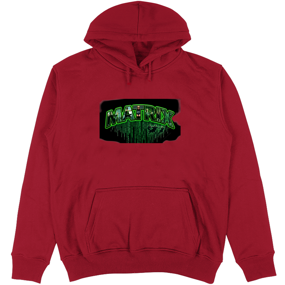 Felpa Unisex con Cappuccio linea matrix A