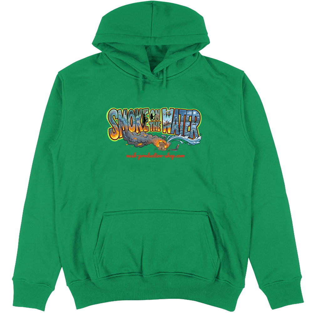 Felpa Unisex con Cappuccio linea smoke on the water