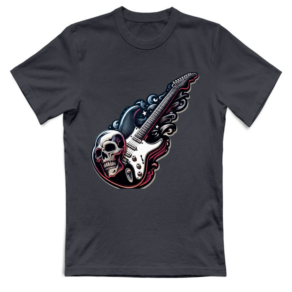 T-Shirt Unisex linea chitarra rock