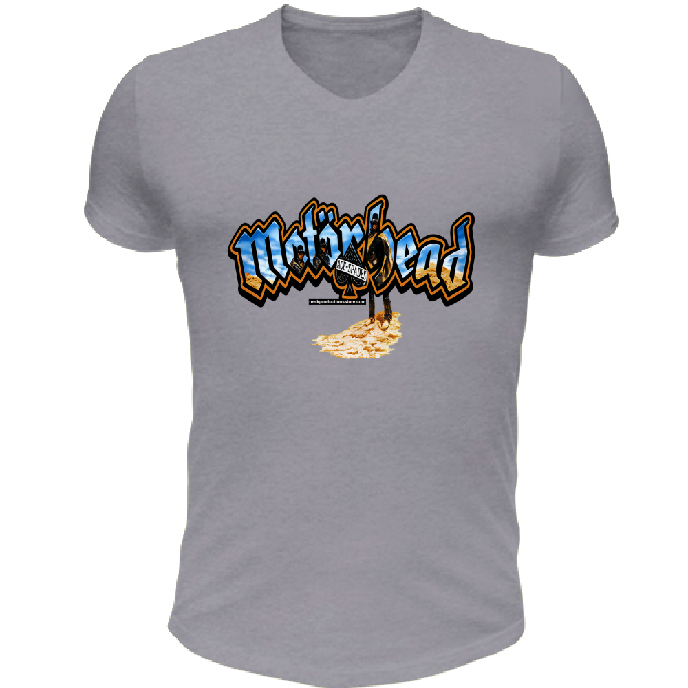 T-Shirt Unisex Scollo V linea Motorhead  A