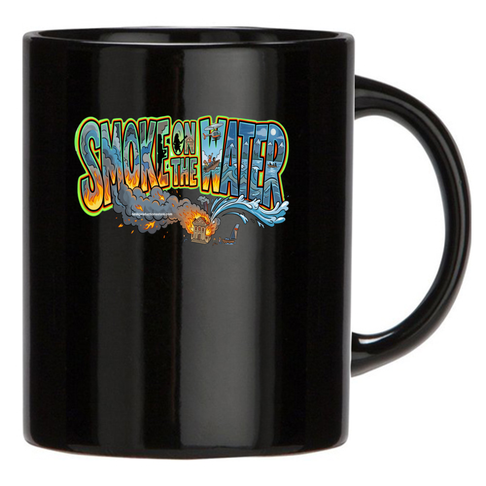Tazza Nera linea smoke on the water A