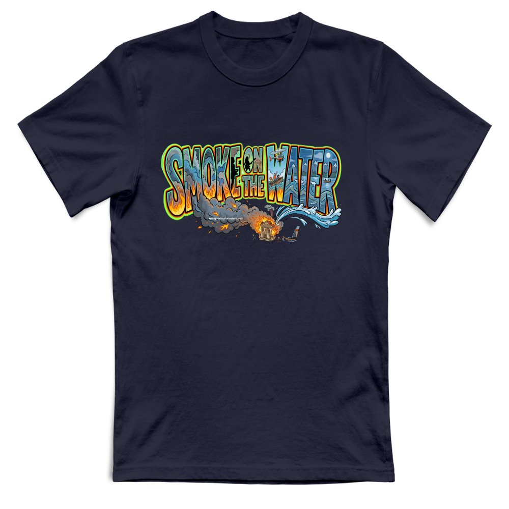 T-Shirt Unisex linea smoke on the water A
